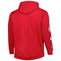 Men's Red St. Louis Cardinals Big & Tall Fleece Pullover Hoodie