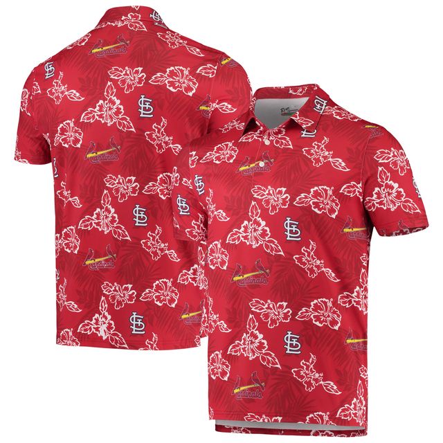 Polo Performance Reyn Spooner pour homme des Cardinals de Saint-Louis, rouge