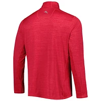 Men's Tommy Bahama Red St. Louis Cardinals Delray IslandZone Half-Zip Top
