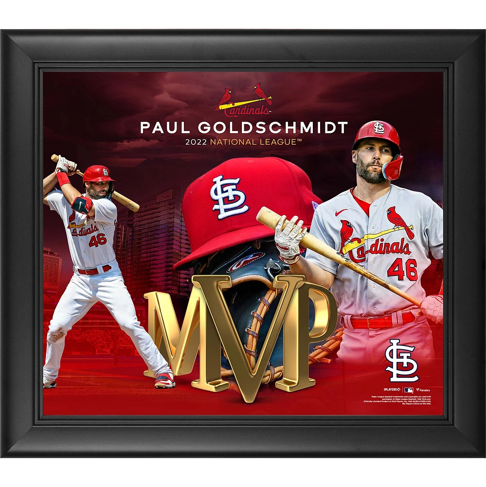 Paul Goldschmidt St. Louis Cardinals 2022 NL MVP Framed 15'' x 17'' Collage