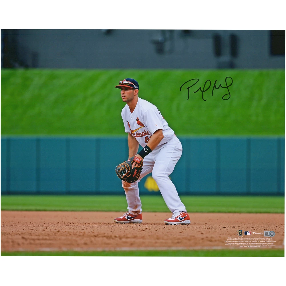 Paul Goldschmidt St. Louis Cardinals Autographed 16" x 20" Fielding Photograph