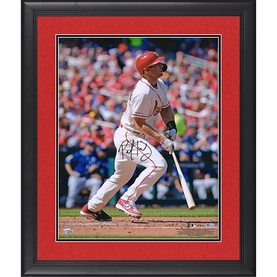 Photographie encadrée autographiée de Paul Goldschmidt des Cardinals de St. Louis, 16" x 20"