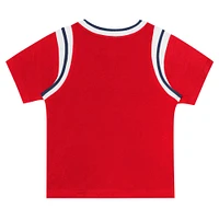 Toddler Fanatics Red/Gray St. Louis Cardinals Bases Loaded T-Shirt & Shorts Set