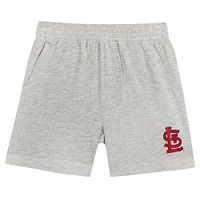 Toddler Fanatics Red/Gray St. Louis Cardinals Bases Loaded T-Shirt & Shorts Set