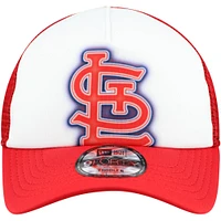 Toddler New Era  White/Red St. Louis Cardinals Painted A-Frame 9FORTY Trucker Adjustable Hat
