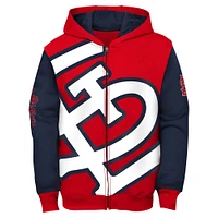 Toddler Red St. Louis Cardinals Postcard Full-Zip Hoodie