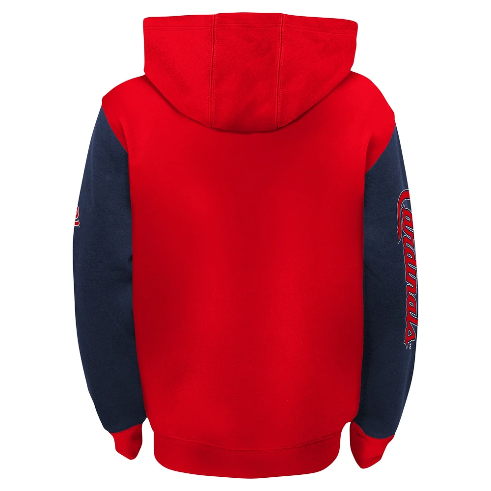 Toddler Red St. Louis Cardinals Postcard Full-Zip Hoodie