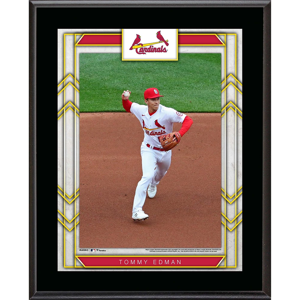Tommy Edman St. Louis Cardinals Framed 10.5" x 13" Sublimated Player Plaque