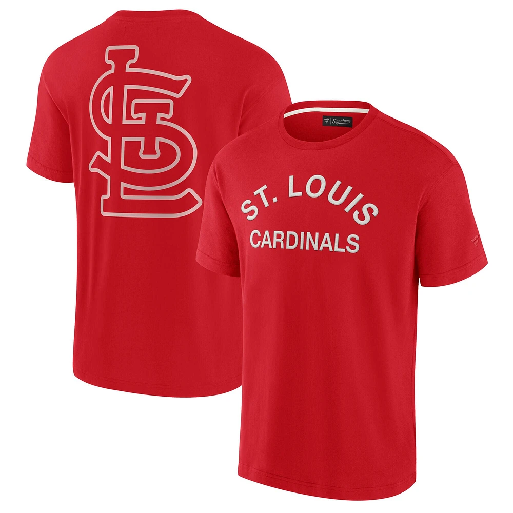 T-shirt unisexe Fanatics rouge St. Louis Cardinals Elements super doux à manches courtes