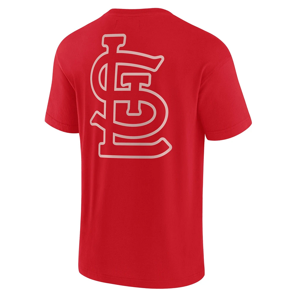 T-shirt unisexe Fanatics rouge St. Louis Cardinals Elements super doux à manches courtes