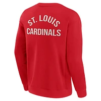 Unisex Fanatics Red St. Louis Cardinals Super Soft Pullover Crew Sweatshirt