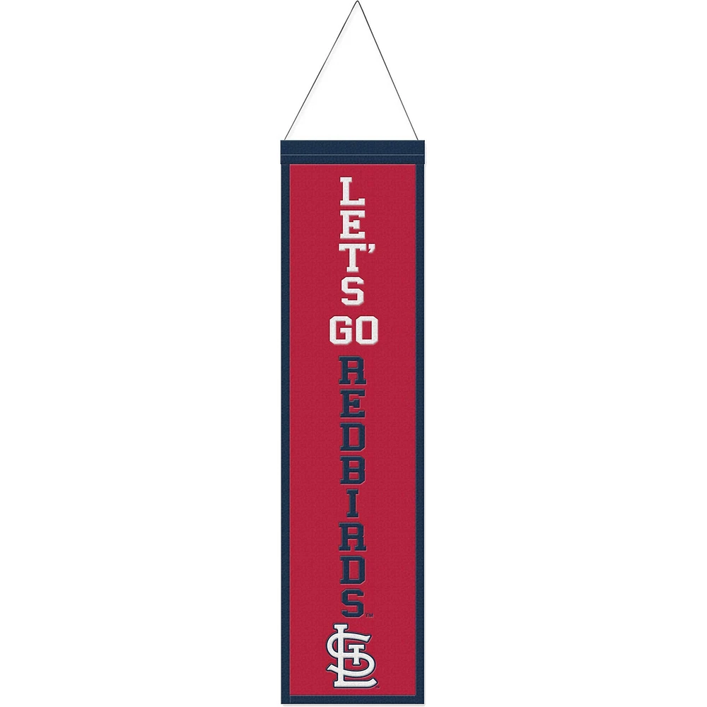 WinCraft St. Louis Cardinals 8" x 32" Slogan Wool Banner