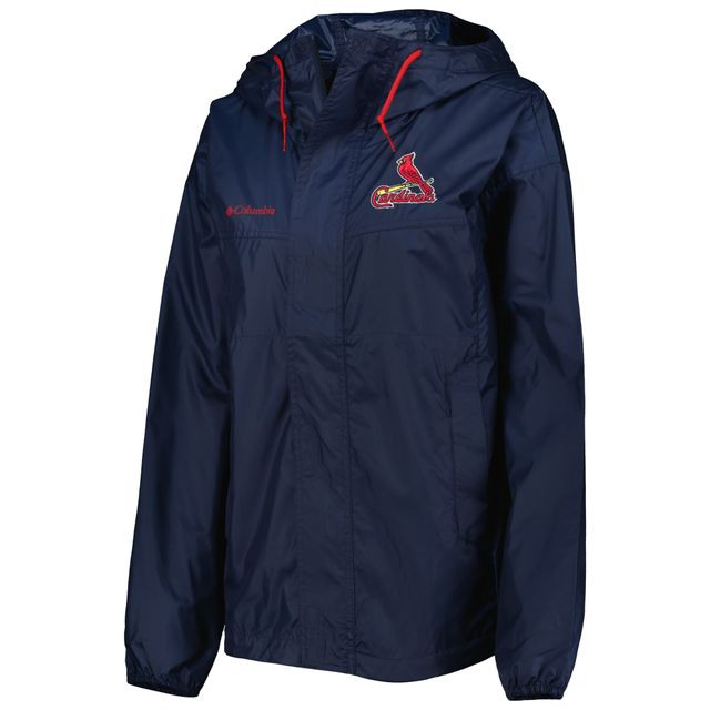 Veste coupe-vent Flash Challenger pour femme Columbia Navy St. Louis Cardinals