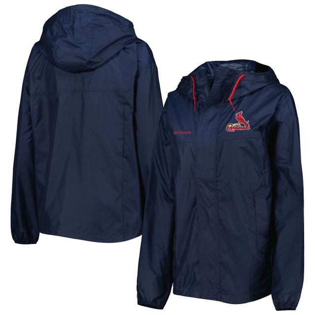 Veste coupe-vent Flash Challenger pour femme Columbia Navy St. Louis Cardinals