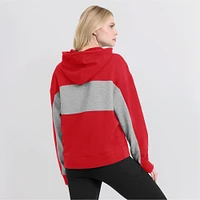 Women's Fanatics Red St. Louis Cardinals Filled Stat Sheet Pullover Hoodie