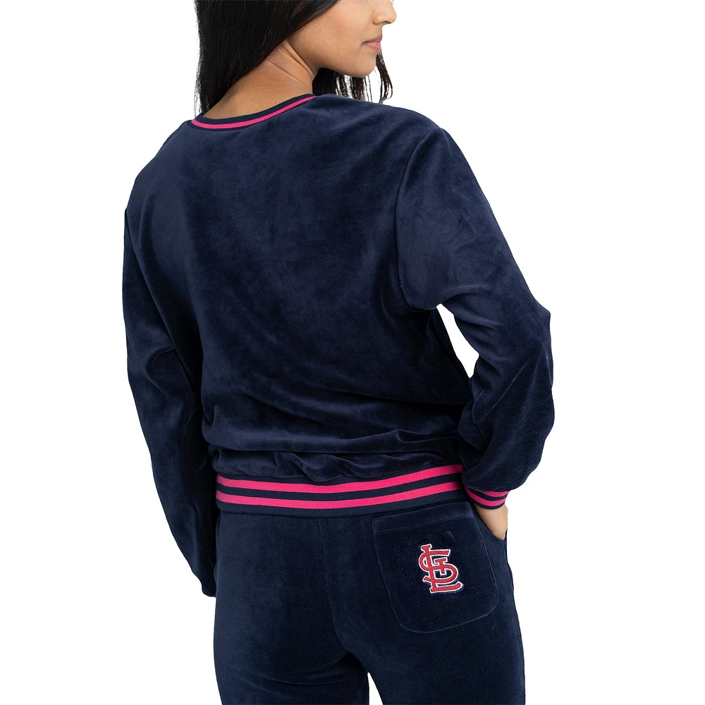 Womens Lusso  Navy St. Louis Cardinals Neely Naveen Set