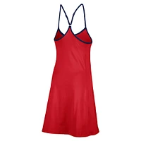 Women's Lusso  Red St. Louis Cardinals Nakita Strappy Scoop Neck Dress