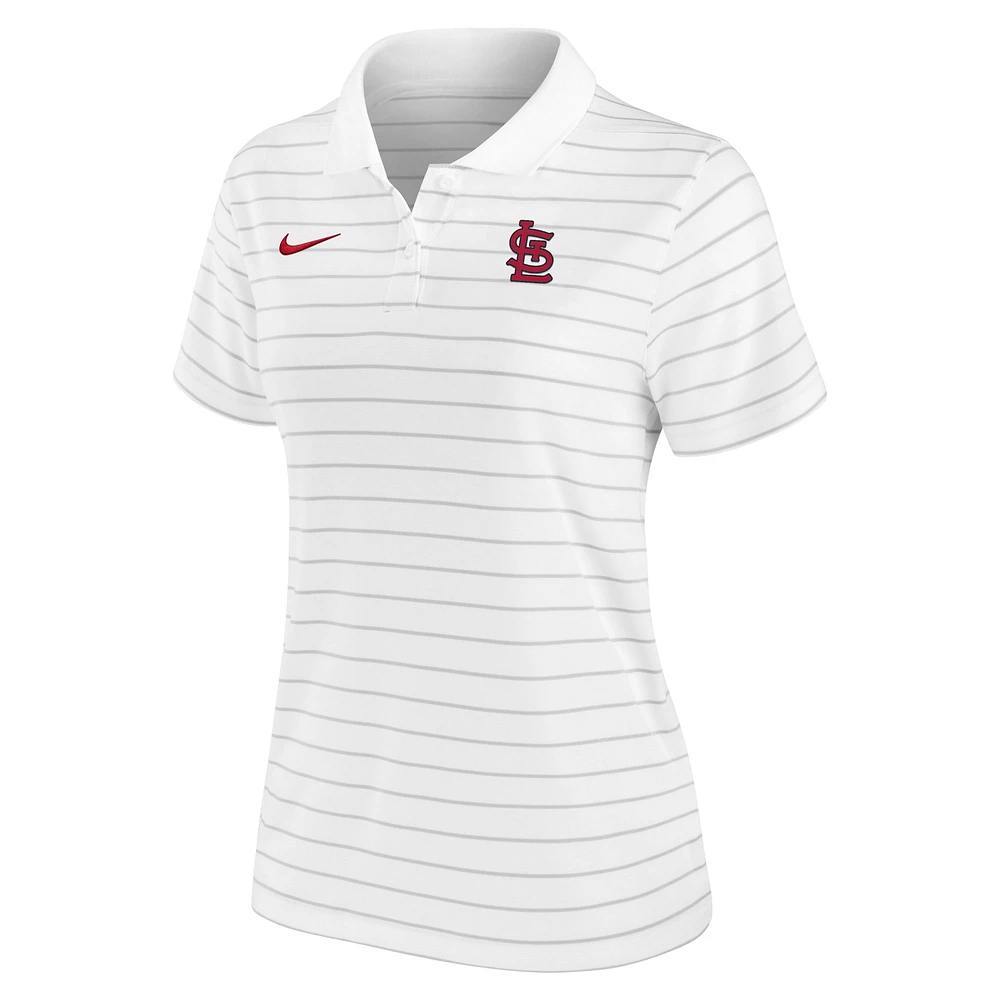 Women's Nike White St. Louis Cardinals Authentic Collection Victory Performance Polo