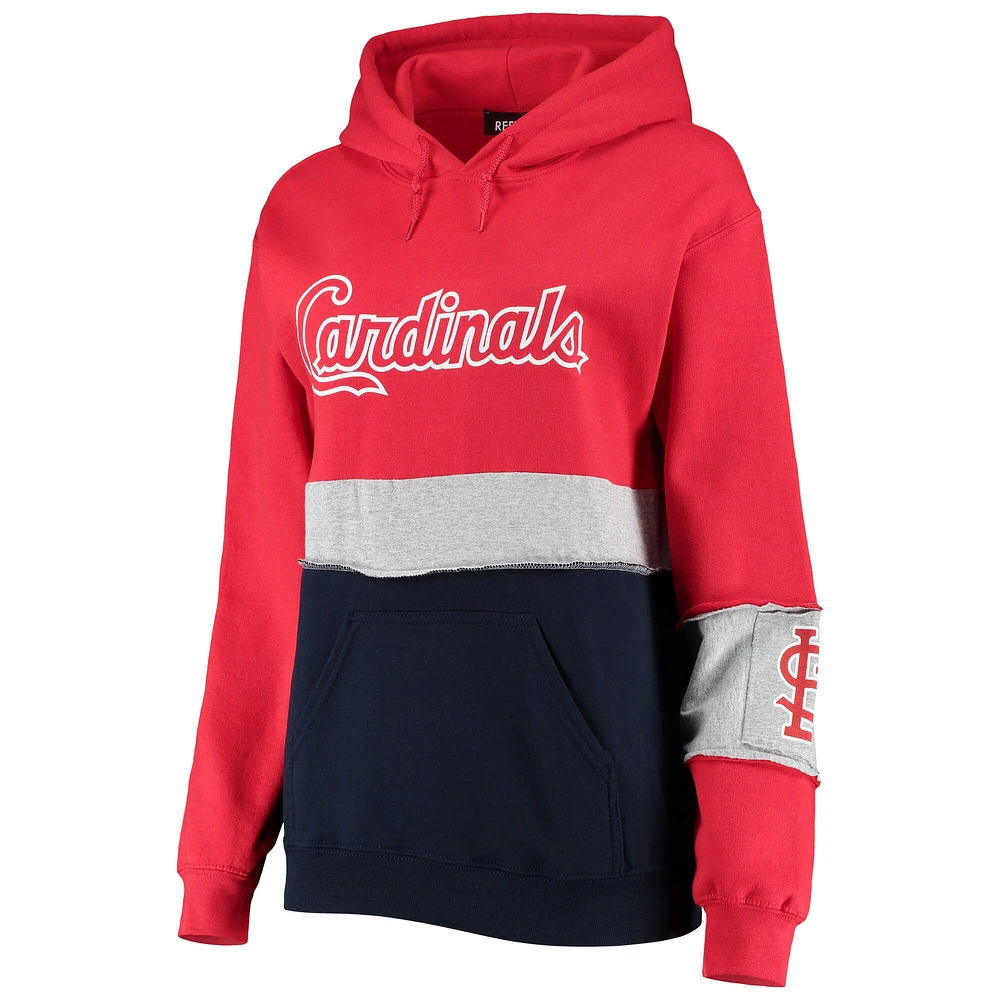 Women's Refried Apparel Red St. Louis Cardinals Sustainable Pullover Hoodie