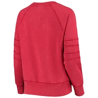 Women's Touch Red St. Louis Cardinals Bases Loaded Scoop Neck Sweatshirt