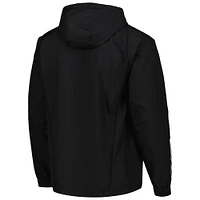 Men's adidas Black St. Louis City SC All-Weather Raglan Hoodie Full-Zip Jacket