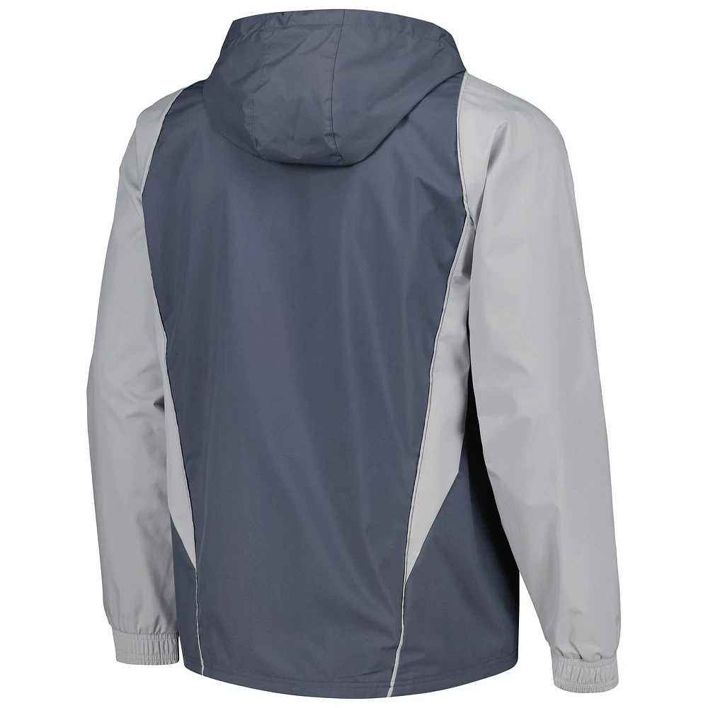Veste à capuche raglan adidas Charcoal St. Louis City SC pour homme