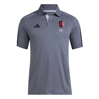 Men's adidas Gray St. Louis City SC 2024 Training Polo