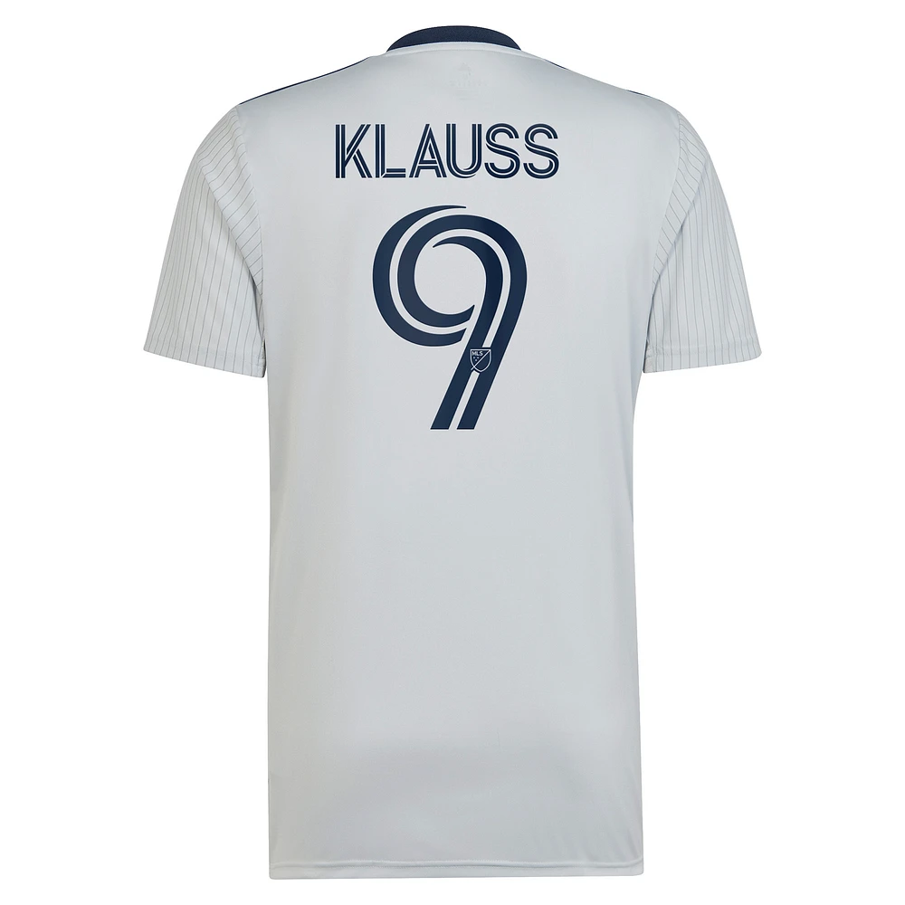 Men's adidas João Klauss Gray St. Louis City SC 2023 The Spirit Kit Replica Jersey