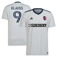 Men's adidas João Klauss Gray St. Louis City SC 2023 The Spirit Kit Replica Jersey