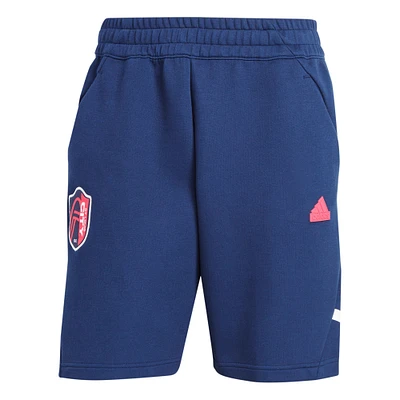 Short de voyage adidas St. Louis City SC 2024 bleu marine pour homme
