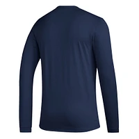 Men's adidas Navy St. Louis City SC Club DNA Long Sleeve AEROREADY T-Shirt