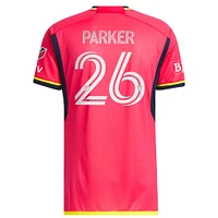 Men's adidas Tim Parker Red St. Louis City SC 2023 The Spirit Kit Authentic Jersey
