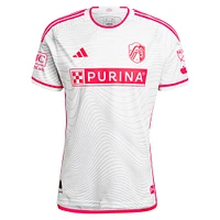 Maillot adidas pour homme blanc St. Louis City SC 2024 The Confluence Kit authentique