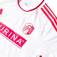 Maillot adidas pour homme blanc St. Louis City SC 2024 The Confluence Kit authentique