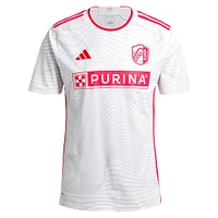 Maillot adidas pour homme blanc St. Louis City SC 2024 The Confluence Kit Replica