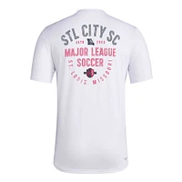 Men's adidas White St. Louis City SC AEROREADY Local Stoic T-Shirt