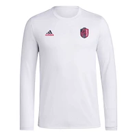 Men's adidas White St. Louis City SC Local Stoic Long Sleeve T-Shirt