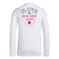 Men's adidas White St. Louis City SC Local Stoic Long Sleeve T-Shirt