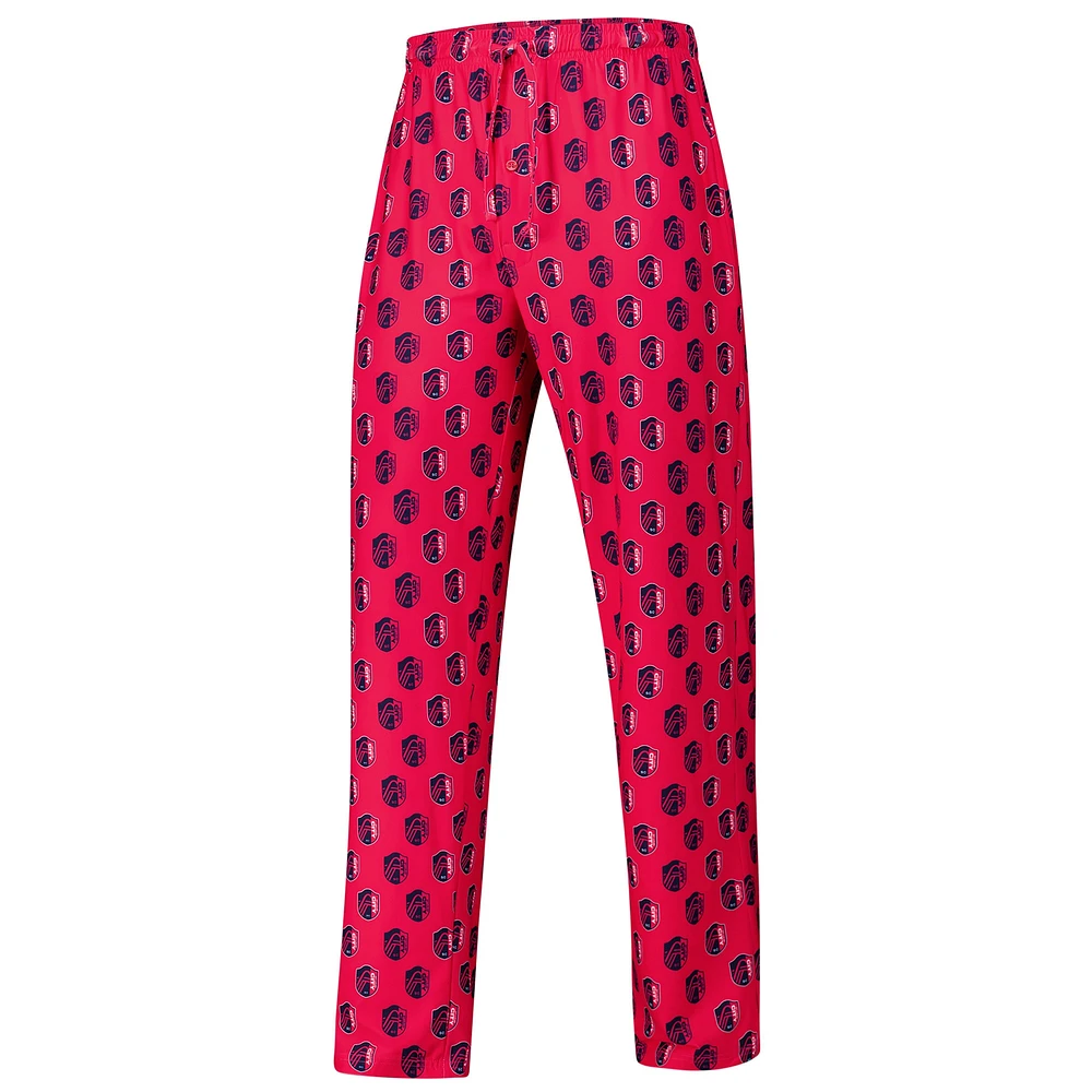 Men's Concepts Sport Red St. Louis City SC Record Sleep Pants