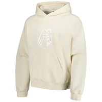 Men's Cream St. Louis City SC Tonal Team Primary Logo Oversized Raglan Pullover Hoodie