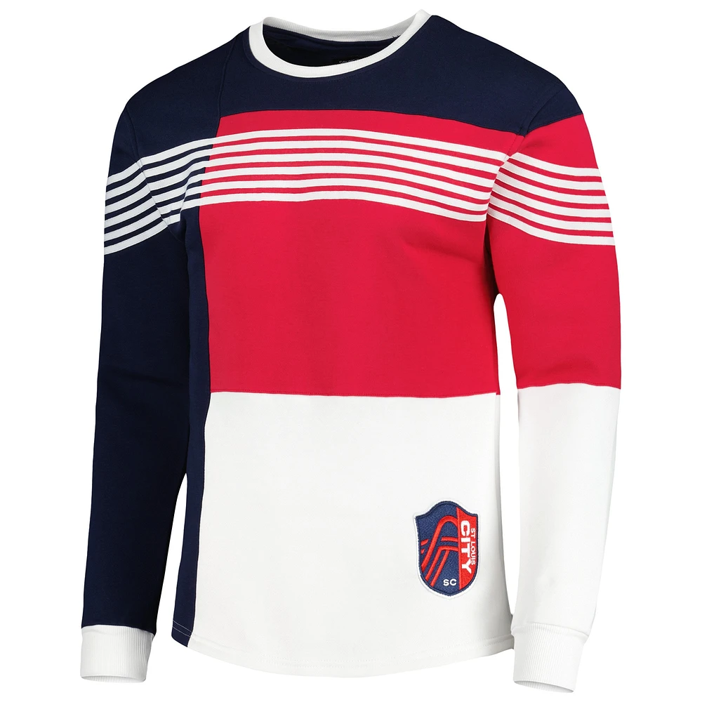 Men's Navy St. Louis City SC Logo Pullover Sweatshirt