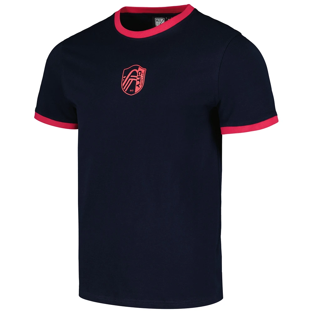 Men's Navy St. Louis City SC Ringer T-Shirt