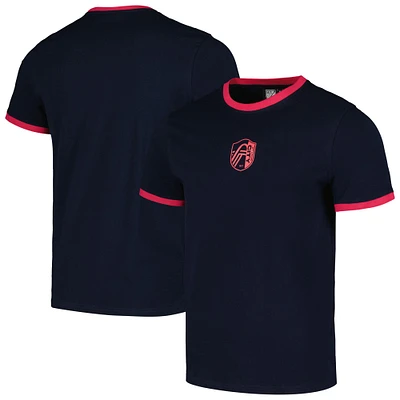 T-shirt bleu marine St. Louis City SC Ringer pour hommes