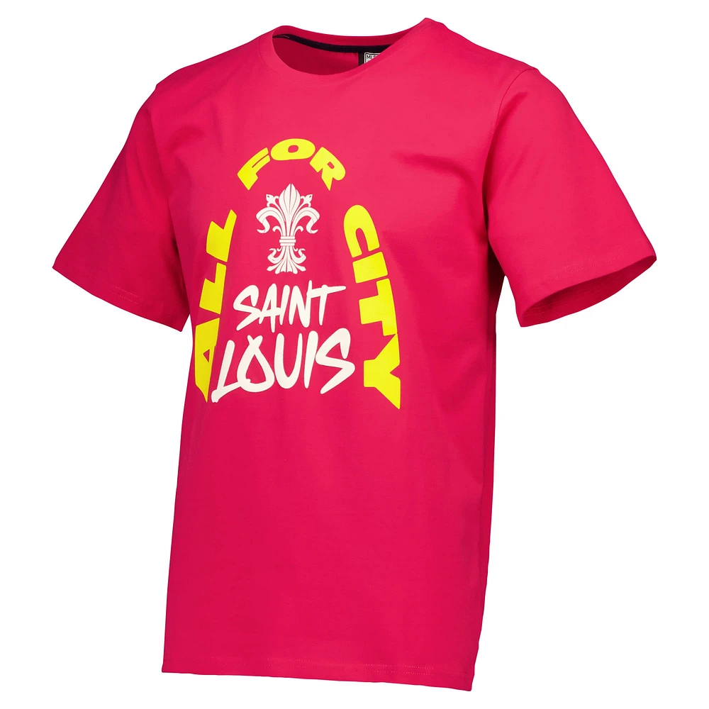 Men's Red St. Louis City SC Community Heavyweight Relaxed T-Shirt