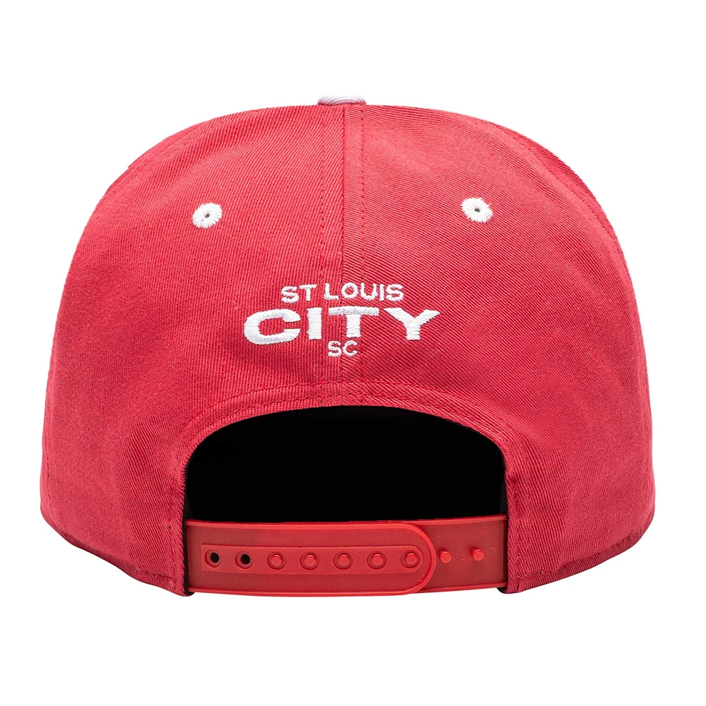 Casquette Snapback rouge Bankroll St. Louis City SC pour hommes
