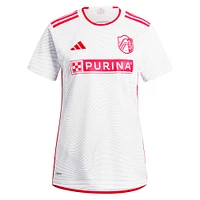 Women's adidas João Klauss White St. Louis City SC 2024 The Confluence Kit Replica Player Jersey