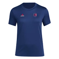 Women's adidas Navy St. Louis City SC Local Stoic T-Shirt