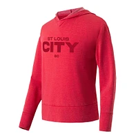 Women's Concepts Sport Red St. Louis City SC Volley Hoodie Long Sleeve T-Shirt