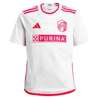 Youth adidas Aziel Jackson White St. Louis City SC 2024 The Confluence Kit Replica Player Jersey