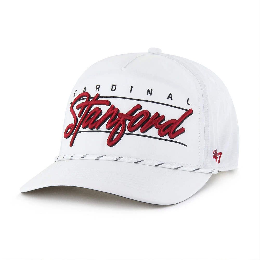 Casquette ajustable Stanford Cardinal Condor Hitch brrr° blanche pour homme '47
